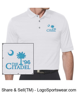 '96 Callaway Mens Opti-Vent Polo (Citadel 96 logo) Design Zoom